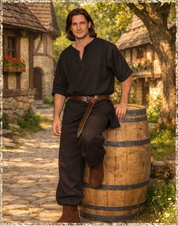 Schlichte Kurzarm - Tunika - 4 Farben Schlichte Kurzarm - Tunika - 4 Farben